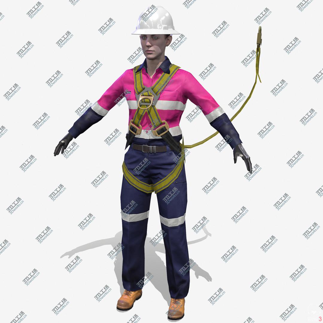 images/goods_img/2021040161/3D Worker Mining Safety Female - Bella - Harness model/1.jpg